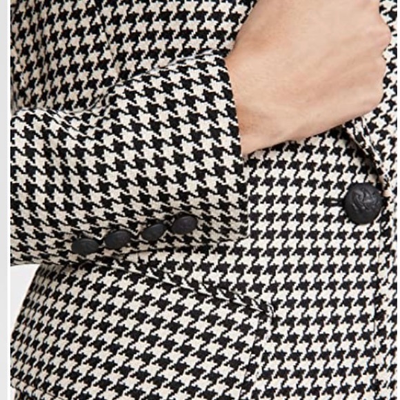 ***SOLD*** Smythe Lounge Houndstooth Blazer - Size 8 - NWT! - Picture 4 of 10